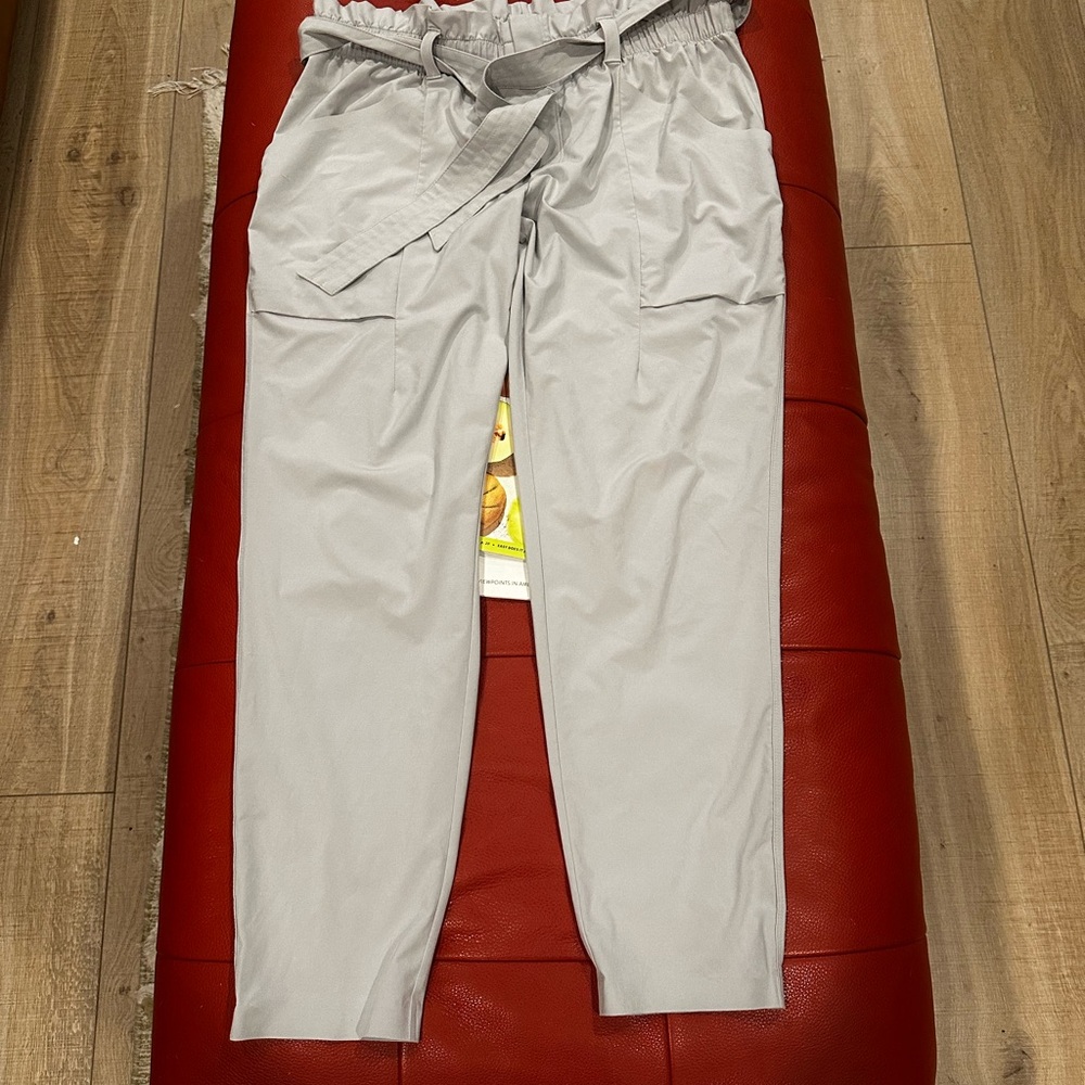 Athleta Skyline Pants Light Grey Size 12